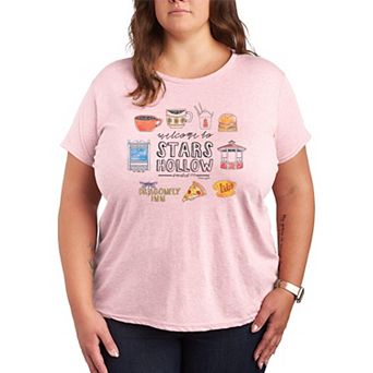 Plus Gilmore Girls Stars Hollow Grid Graphic Tee