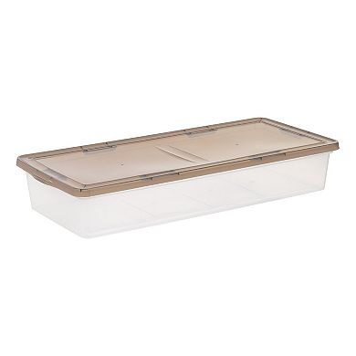 IRIS 41-qt. Snap Underbed Storage Bin