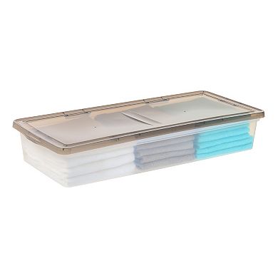 IRIS 41-qt. Snap Underbed Storage Bin