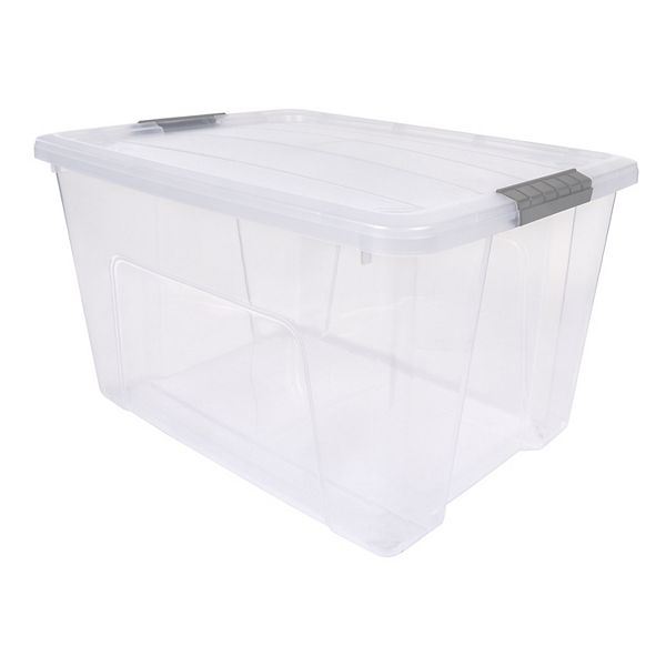 IRIS 60-qt. Latching Storage Bin