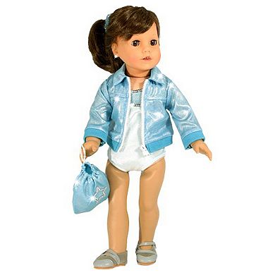 Sophia's   Doll  Gymnastics Leotard & Nylon Jacket