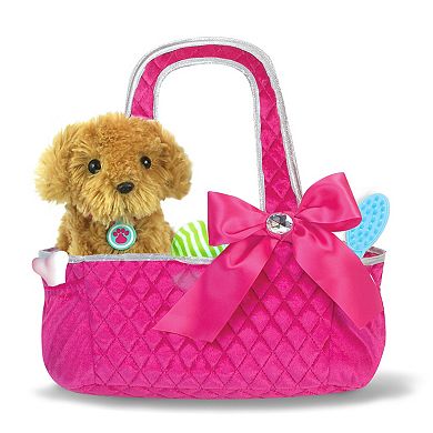 Sophia's Doll Hands Free Doll Carrier Quilted Tote Bag