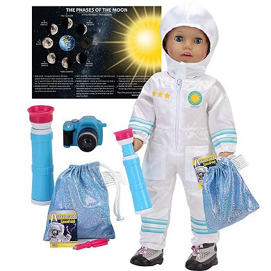 Sophia's Doll 8 pcs Smithsonian Astronaut Set
