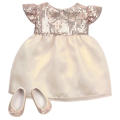 Детские куклы Sophia's Doll Sequin Dress & Shoes