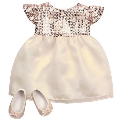 sequin dress doll White Sequin Fashion Doll Clothes For 11.5" Doll Princess Gown 1/6  Accessories