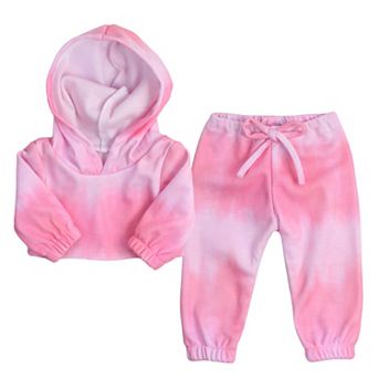 Sophia's  Doll Tie Dye Hoodie & Sweatpants