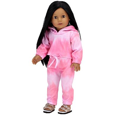 Sophia's Doll Tie Dye Hoodie & Sweatpants