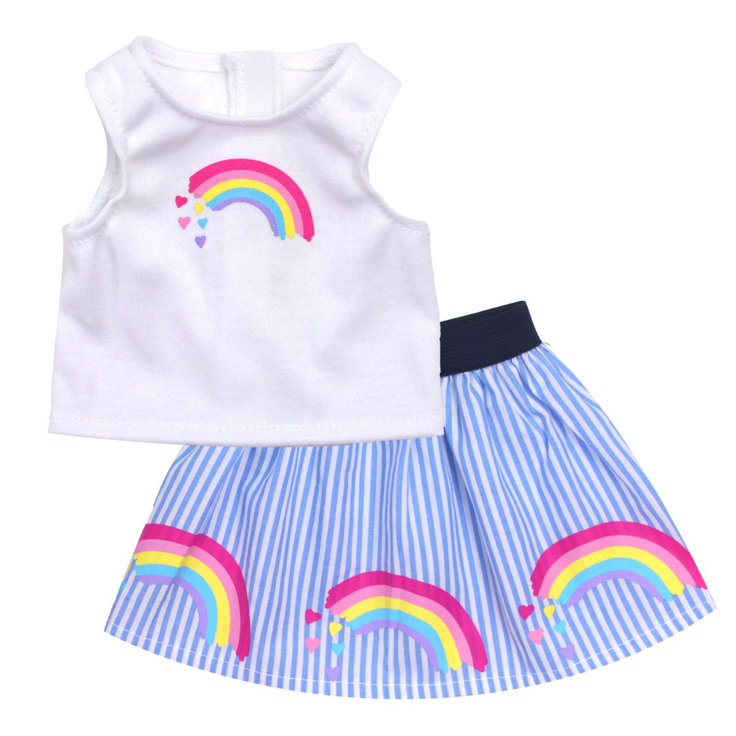 Детские куклы Sophia's Doll Rainbow Stripe Skirt