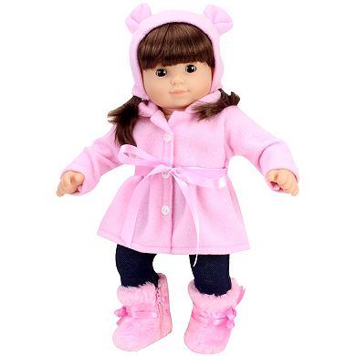 Sophia's Doll Fleece Coat, Fleece Hat & Fur Boots Set