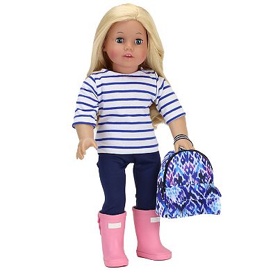 Sophia's Doll Print Nylon Backpack