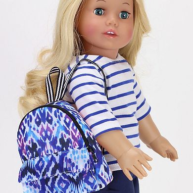 Sophia's Doll Print Nylon Backpack