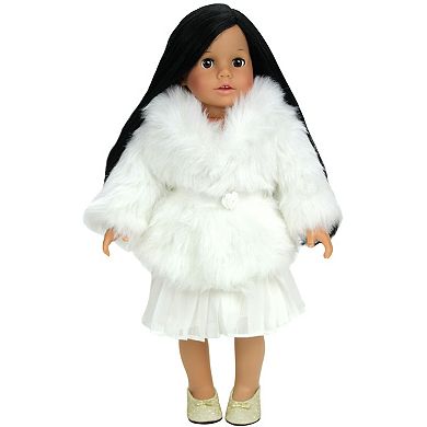 Sophia's Doll Fur Coat Ivory