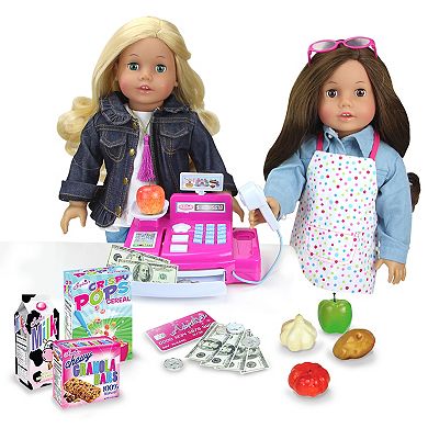 Sophia's Doll Cash Register & Food Play Set