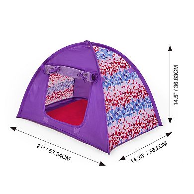 Sophia's Doll Smaller Tent & Sleeping Bag Purple