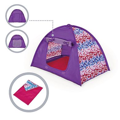 Sophia's Doll Smaller Tent & Sleeping Bag Purple
