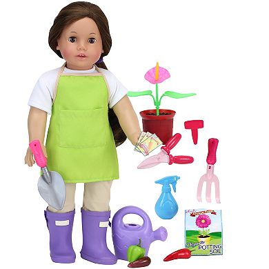 Sophia's Doll 16 pcs Smithsonian Horticulturist Set Lime