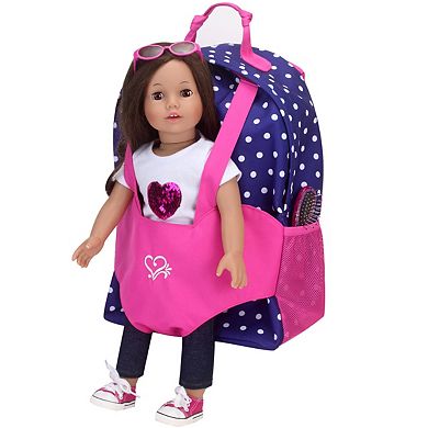 Sophia's Doll Polka Dot - Carrier Backpack