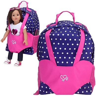 Sophia's Doll Polka Dot - Carrier Backpack