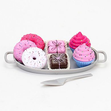 Sophia's Doll Cupcake & Petit Four Set + Dessert Display Set