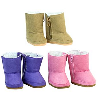 Sophia's Doll Set of 3 Winter Boots