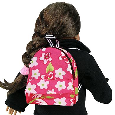 Sophia's Doll Flower Print Backpack