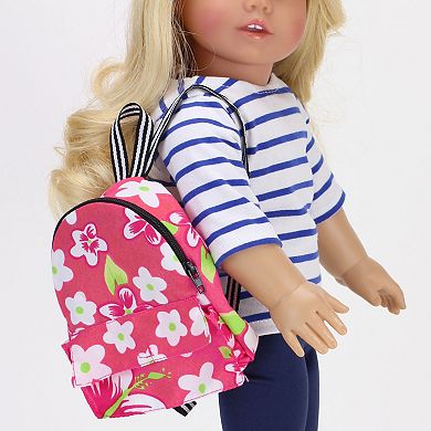 Sophia's Doll Flower Print Backpack