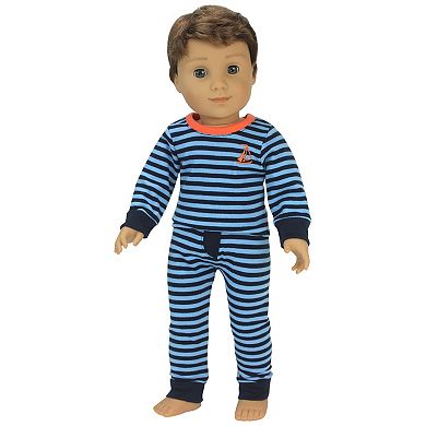 Sophia's Doll Stripe Pajama Pants & Long Sleeve