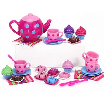 Sophia's  Doll Cupcake & Petit Four Set + Small Tea Party Set