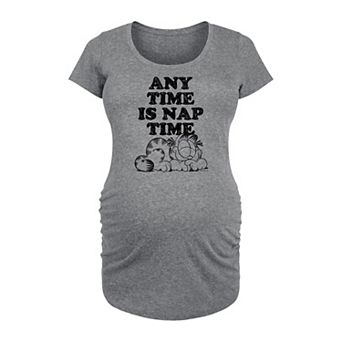 Maternity Garfield Nap Sketch Graphic Tee