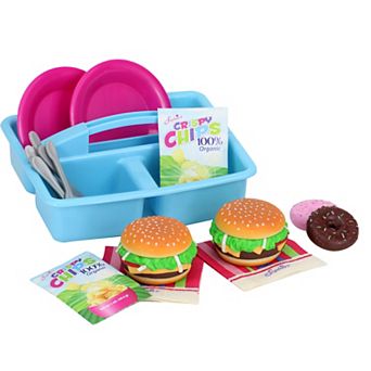 Sophia's  Doll Grill Caddy & Food Set Light