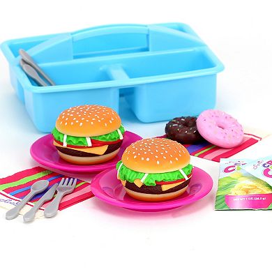 Sophia's Doll Grill Caddy & Food Set Light