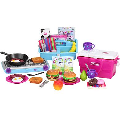 Sophia's Doll Grill Caddy & Food Set Light