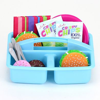 Sophia's Doll Grill Caddy & Food Set Light