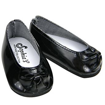Sophia's  Doll Patent Bow Shoe