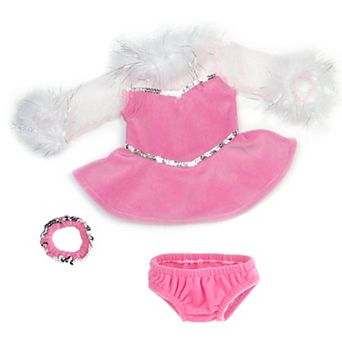 Sophia's  Doll Ice Skating Gown, Panties & Ponytail Holder