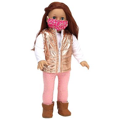 Sophia's Doll Set of 3 Printed Face Masks