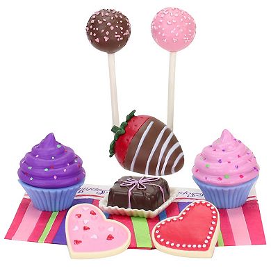 Sophia's Doll Cupcake & Petit Four Set + Warm Your Heart Hot Cocoa Set