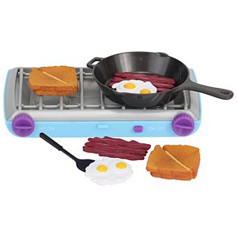 Sophia's  Doll Camp Stove & Breakfast Food Set Light