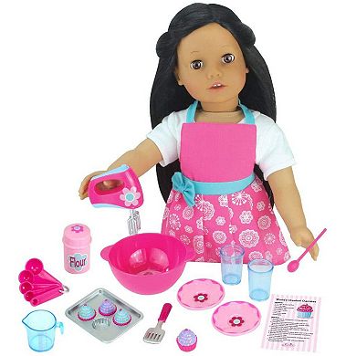 Sophia's Doll Baking Accessories & Apron Set