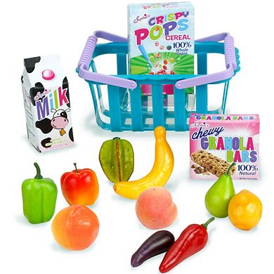 Sophia's   Doll  Grocery Basket & Food Set