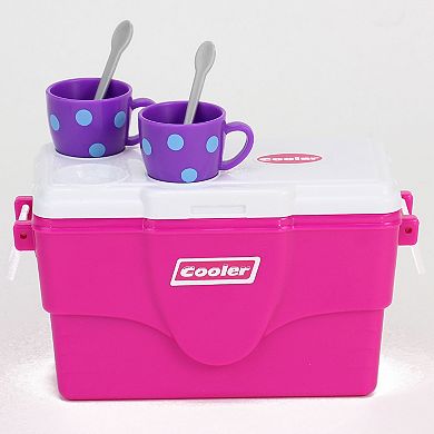 Sophia's Doll Cooler & Grocery Food Set