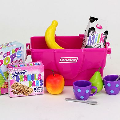 Sophia's Doll Cooler & Grocery Food Set