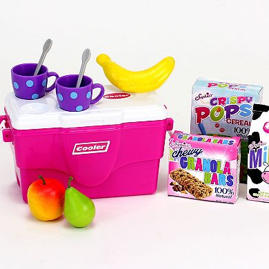 Sophia's Doll Cooler & Grocery Food Set