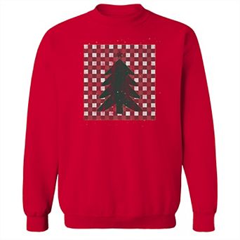 Men's Christmas Tree Fleece Sweatshirt