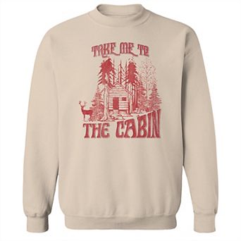 Men's Take Me to the Cabin Fleece Sweatshirt