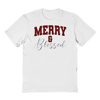Men's Merry & Blessed Graphic Tee