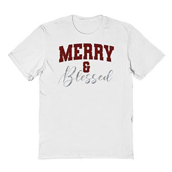 Men's Merry & Blessed Graphic Tee