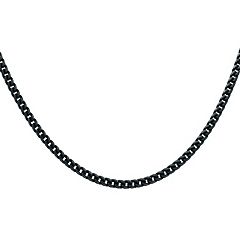 Men's Matte Stainless Steel Chain Necklace