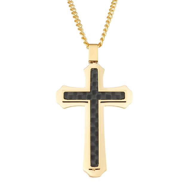 Kohls mens 2024 cross necklace