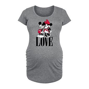 Disney's Mickey & Minnie Mouse Maternity Love Graphic Tee